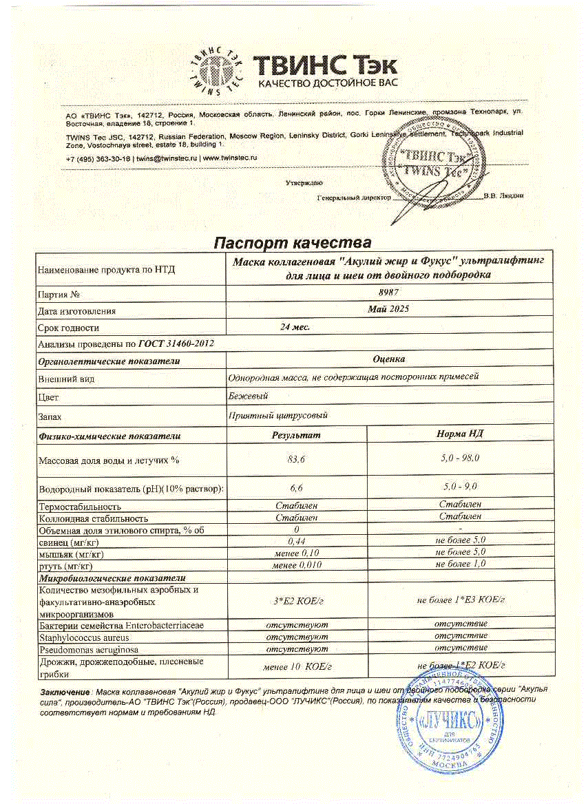 Паспорт №052025